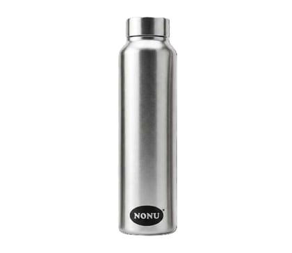 NONU Glacier 1000ml Stainless Steel Water Bottle (Single Wall, Pack of 1)