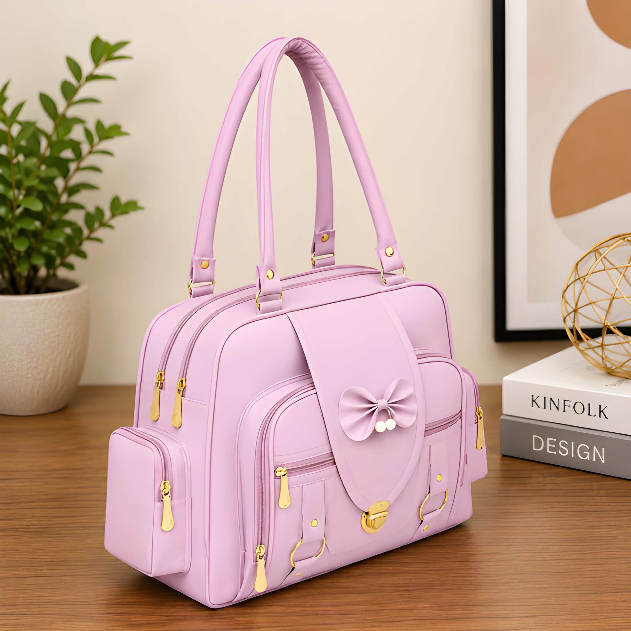 Stylish Faux Leather Women Hand Bag | Elegant Ladies Shoulder Bag for Shopping & Office