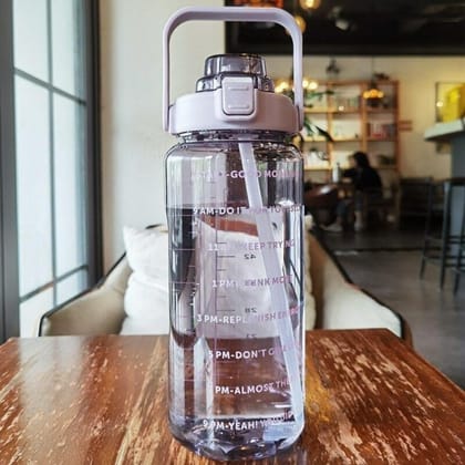 2L TRANSPARENT WATER BOTTLE (SINGAL) pack of 10
