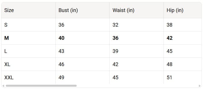 Size Guide