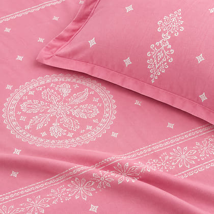 Lucknow Chikankari Art- Bedsheet (King Size)