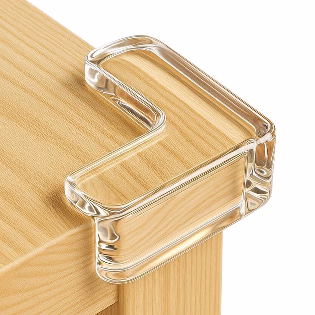 DEALZONE Baby Proofing Transparent Corner Protectors – Pack of 4   