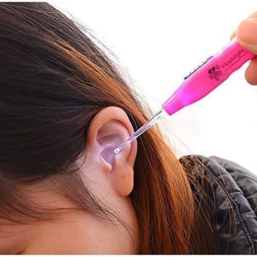 DEALZONE Flashlight Ear Wax Remover & Cleaner Tool – Pack of 1   