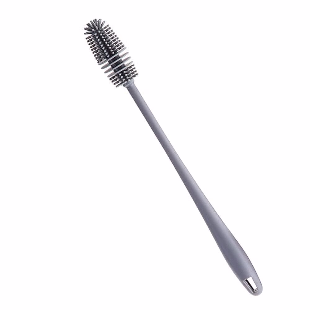 DEALZONE Long Handle Silicone Water Bottle Cleaner Brush