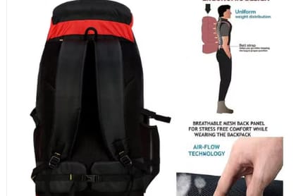 WATERPROOF TREKKING BAG HIKKING BACKPACK FOR TRAVEL & OUTDOOR Rucksack - 60 L