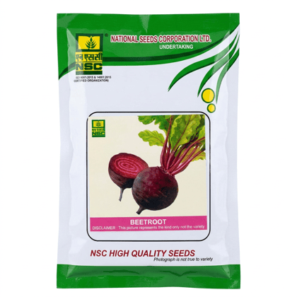 NSC Beetroot, Detroit Dark Red (DDR) Variety, 100 gram Truthfully Labelled Seed Pouch