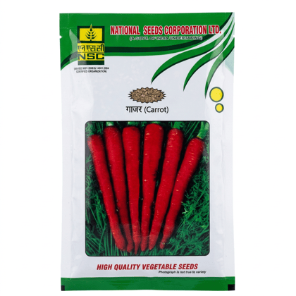 NSC Carrot-Pusa Rudhira-250 g Truthfully Labelled Seed Pouch.