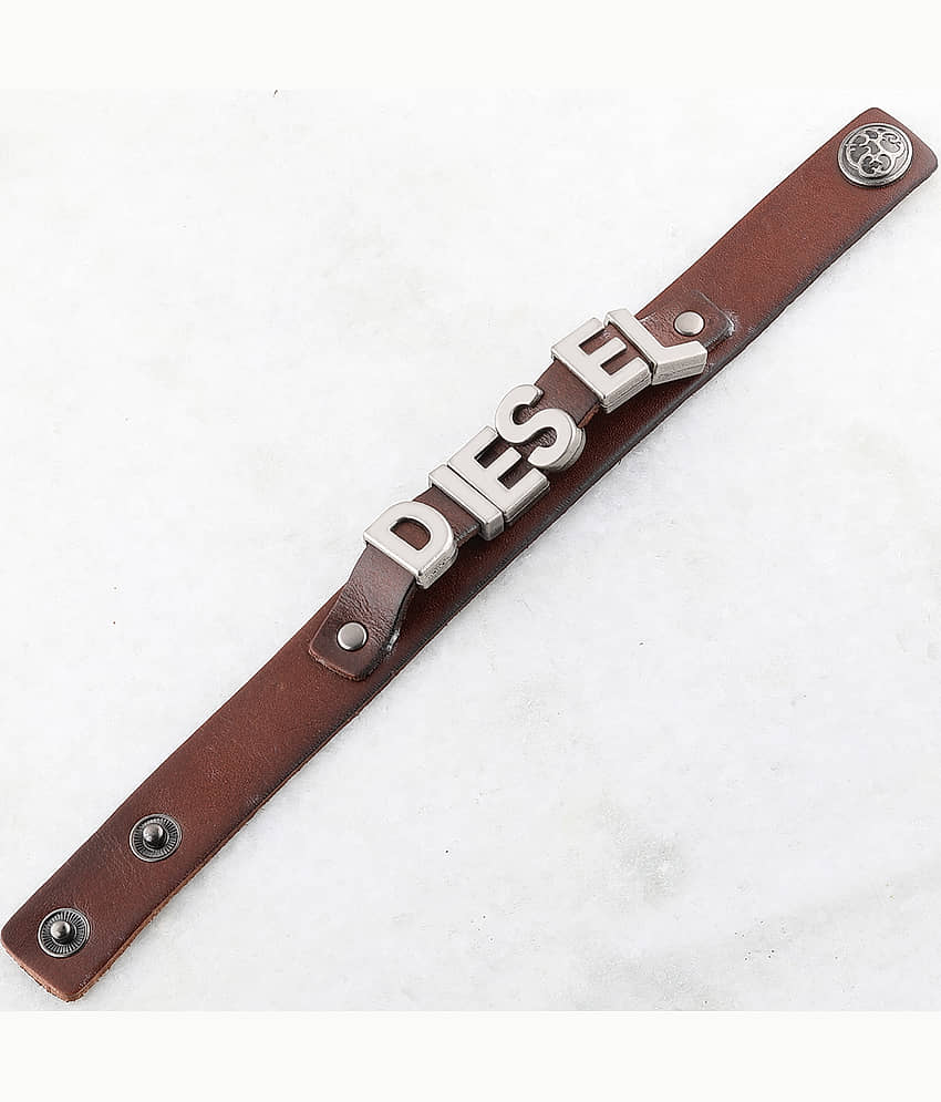 SILVERSHINE Exclusive DIESEL Studded  Designer Bracelet for men Jewellery