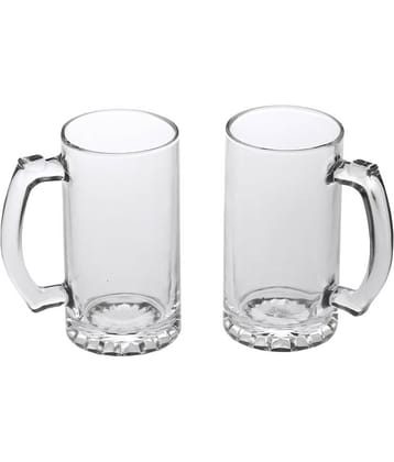 Afast Beer Mug Glasses Set,  500 ML - (Pack Of 2)