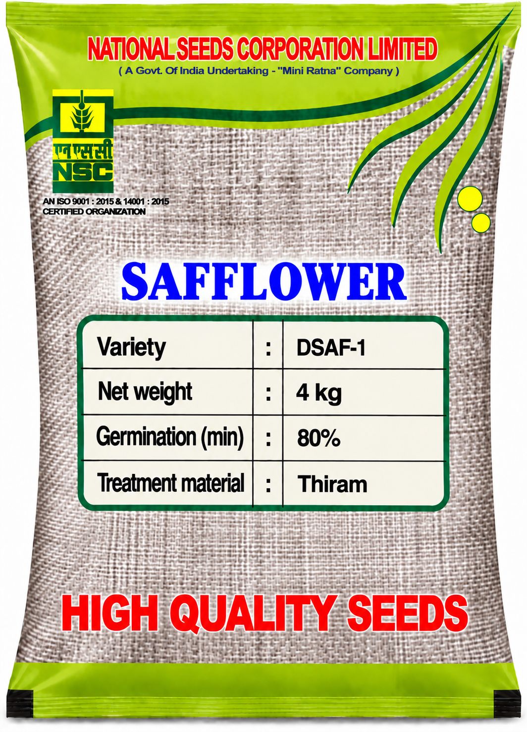 NSC SAFFLOWER DSAF-1 TL 4 KG