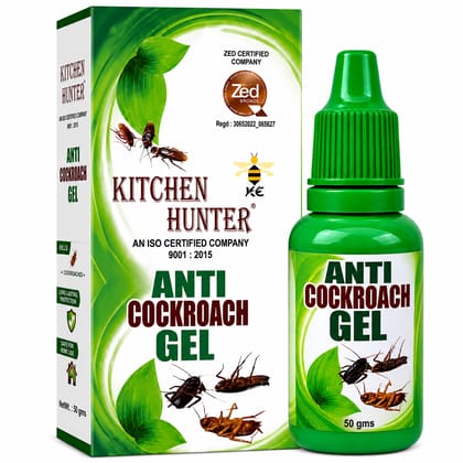 Kitchen Hunter Anti Cockroach Gel - 50g | Cockroach Control Gel for Home & Kitchen | Long Lasting Protection