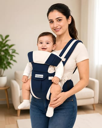 Heavy Duty Baby Carry Bag for 0–2 Years | 4-in-1 Multipurpose Baby Carry Bag | Lightweight Baby Travel & Storage Bag | Unique Kids Bag for Infants & Toddlers (Original)