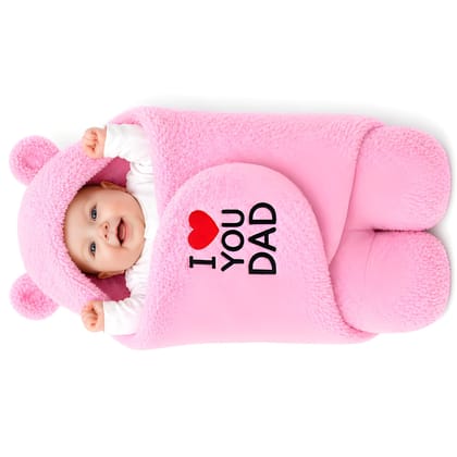 WUGO Baby Hooded Blanket for Newborns | Wearable Swaddle Wrapper for Baby Boys & Girls | Soft & Cozy Baby Blanket Wrap | Newborn Baby Sleeping & Comfort Blanket (Original)