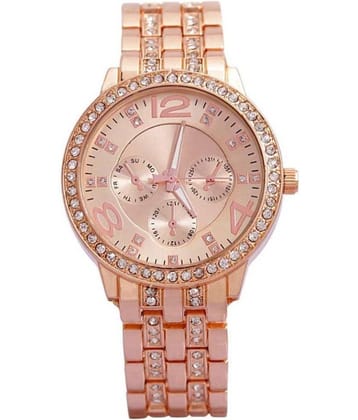 Axton Rose Gold Stainless Steel Analog Men's Watch