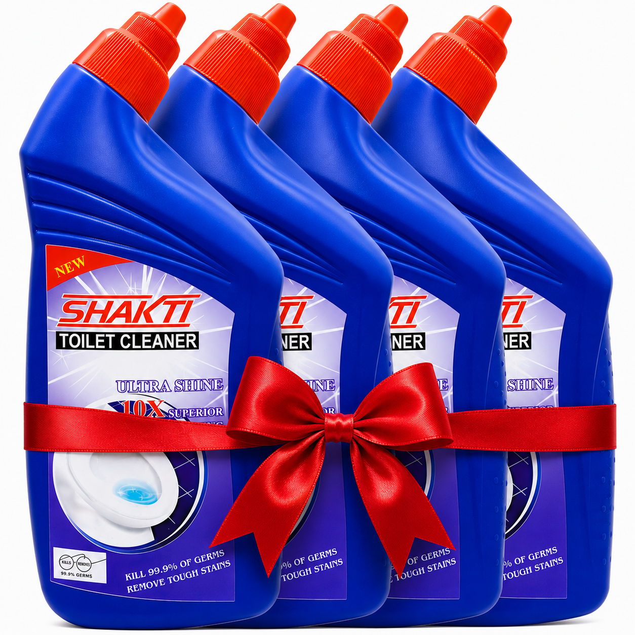 SHAKTI Toilet Cleaner 500 Ml - 4 Pcs Combo
