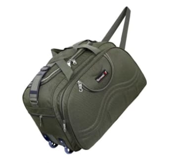 55 L Strolley Duffel Bag - 55 L DUFFLE BAGS HEAVY PREMIUM QUALITY TRAVEL LUGGAGE MEN WOMEN TRAVELLING AIR -- Regular Capacity