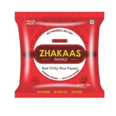 Bhujalalji Zhakaas Rice Papad Red Chilly