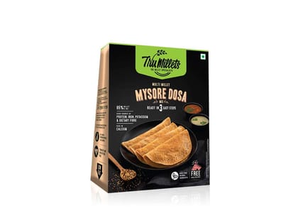 Trumillets,250g Mysore Masala Dosa Ready-to-Cook Cheela & Dosa Mix , Made Of Foxtail Millet Trumillets,250g Mysore Masala Dosa Ready-to-Cook Cheela & Dosa Mix , Made Of Foxtail Millet