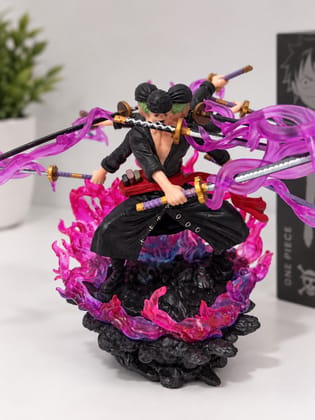 Zoro Three Sword Style Action Figure | Anime Collectible Statue| 15cm