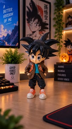 Kid Goku Adventure Anime Figure | Dragon ball collectibles| 15cm