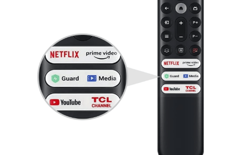 Remote Replacement for TCL Smart TV (32/43/55 Inch LED TV) | Compatible with TCL Android & 4K UHD TVs | Pairing Required | Model RC902V (Black)