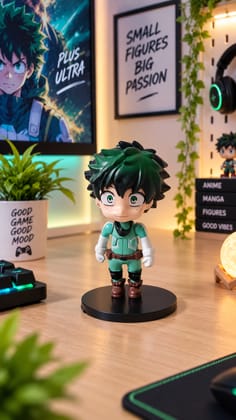 Izuku Midoriya (Deku) Chibi Figure – My Hero Academia Collectible | 11cm