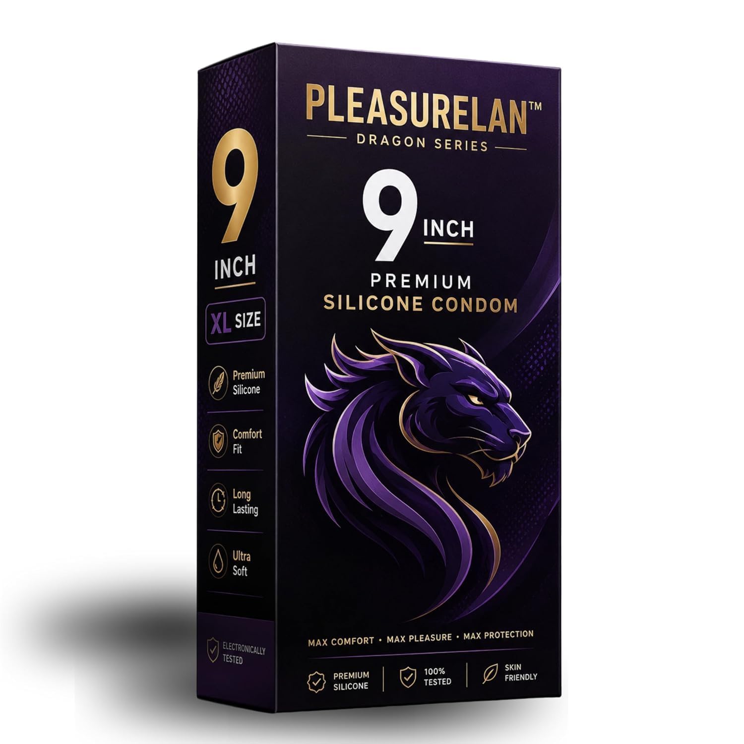 Dragons Cond-ome For Men 9-inch for regular use | Ultra Soft | Long Lasted | Extra Pleasure | Extra size | Extra Time
