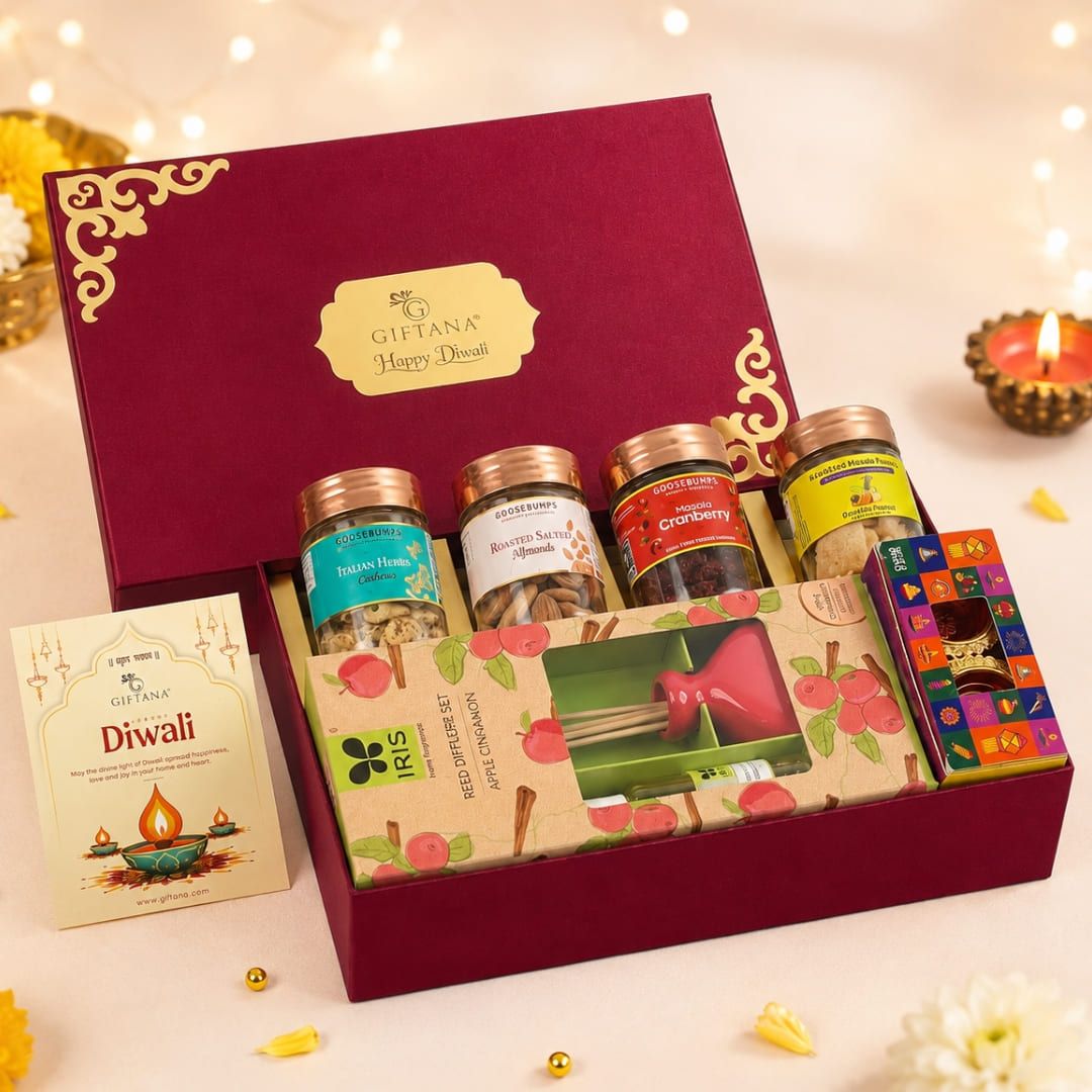 Celebrate with Crunch, Cheer & Fragrance – Diwali Gift Set