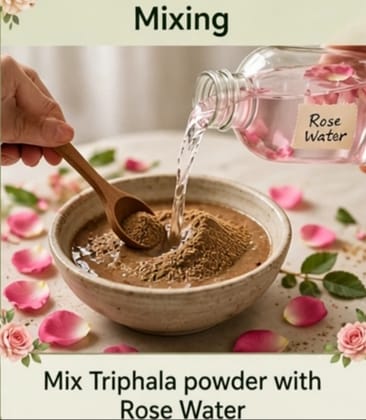 Shushraj Jaivik Bharat Triphala Powder | 100% Pure & Natural Hair Care Herbal Powder - 100g (Pack of 1)