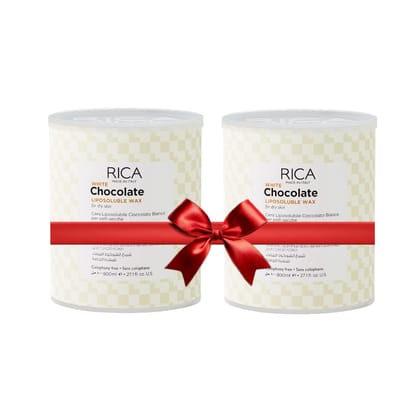 Rica White Chocolate Wax for Normal Skin  – Set of 2
