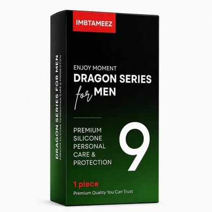 IMBTAMEEZ Dragon Series Premium Silicone Condom Personal Care & Protection for Men – 9 inch pack of 1
