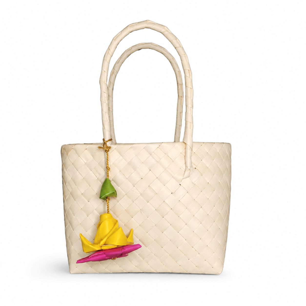 Palm Leaf Decorative Basket