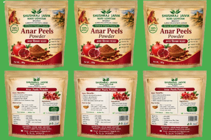 Shushraj Jaivik Anar Peels Powder Combo Pack of 3 (80g each) - Natural Herbal Powder for Skin Brightening & Exfoliation Shushraj Jaivik Anar Peels Powder Combo Pack of 3 (80g each) - Natural Herbal Powder for Skin Brightening & Exfoliation