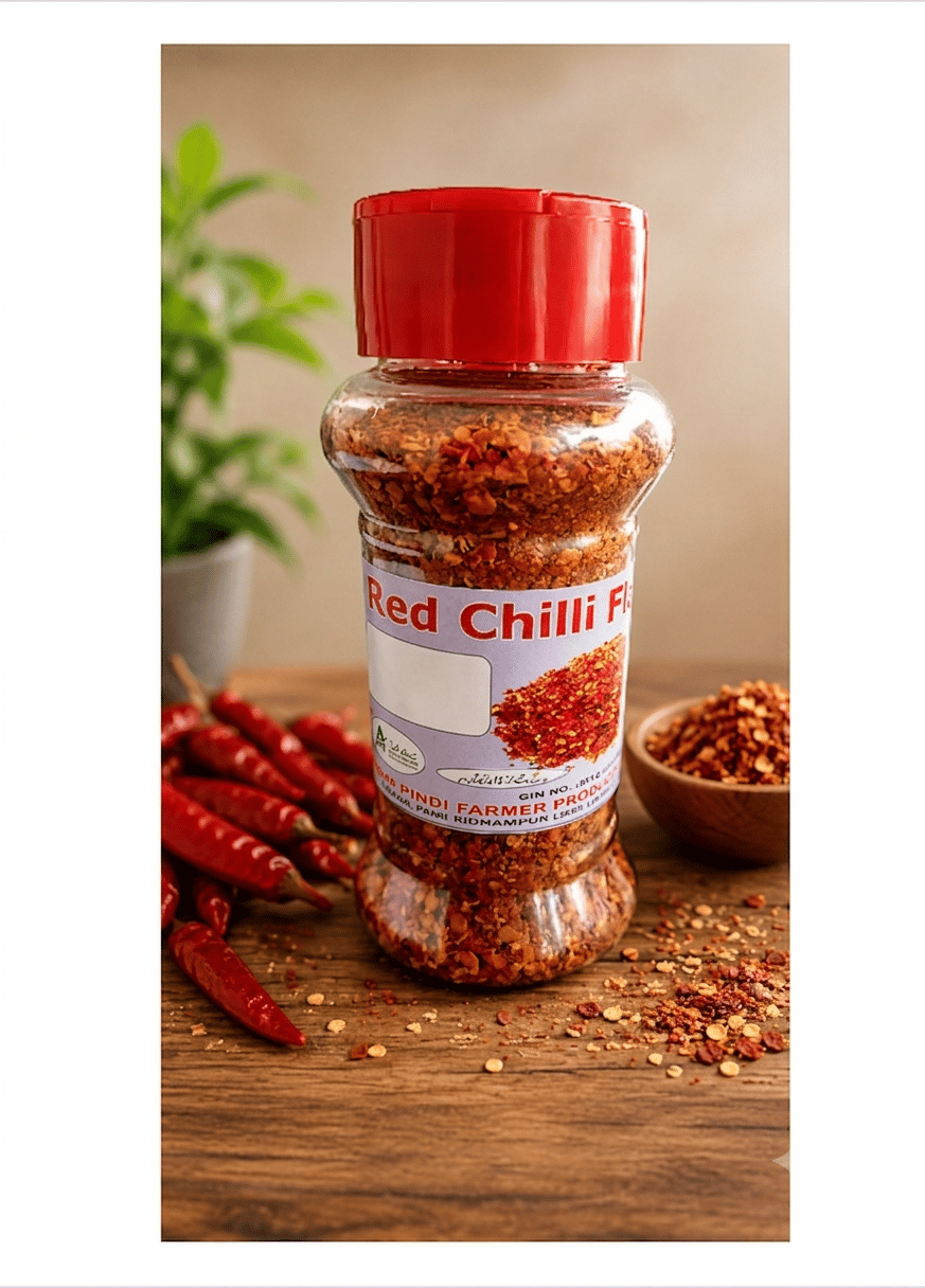 Kashmiri Red Chilly Flakes 100 gram