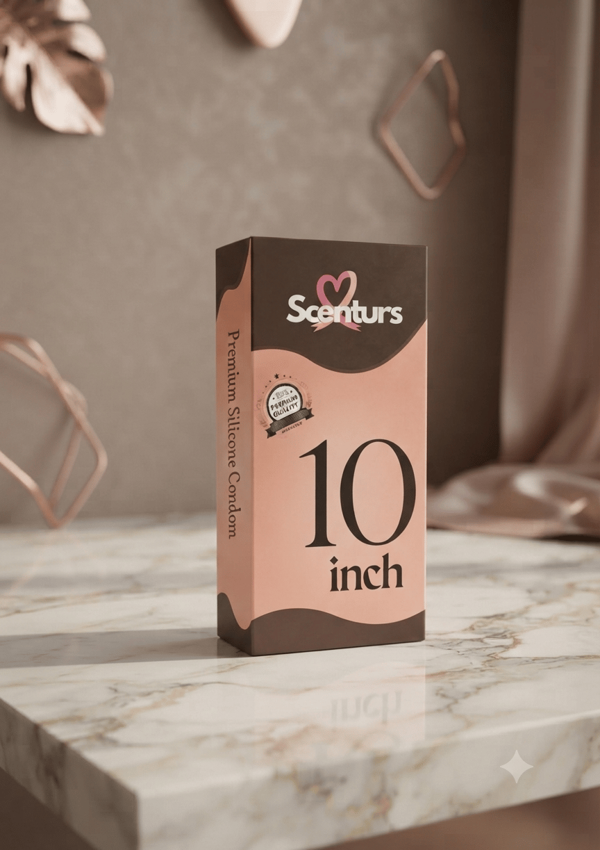 Premium Dragons Condom, 10 Inch, Silicone, Natural Color, Extra Pleasure, Textured, Unflavoured, for Men iLove