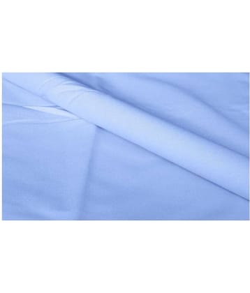 Makhanchor - Blue Cotton Men's Unstitched Shirt Piece ( Pack of 1 )