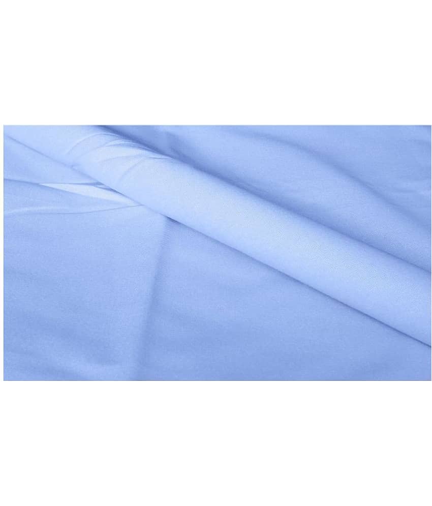 Makhanchor - Blue Cotton Men's Unstitched Shirt Piece ( Pack of 1 )