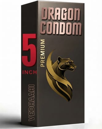 Premium Dragons Condom, 5 Inch, Silicone, Natural Color, for Men Ultra Soft | Long Lasted | Extra Pleasure Extra size |