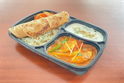 Egg Jalfrezi Thali