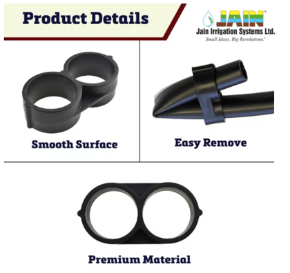 LATERAL END STOP 8 SHAPE (SIZE - 12MM) - JAIN IRRIGATION PRODUCT