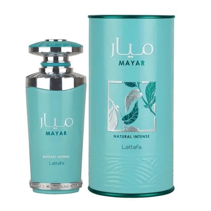Lattafa Mayar Natural Intense Eau De Parfum 100ml for Women Premium Fruity Floral Fresh Elegant Long Lasting Feminine Fragrance