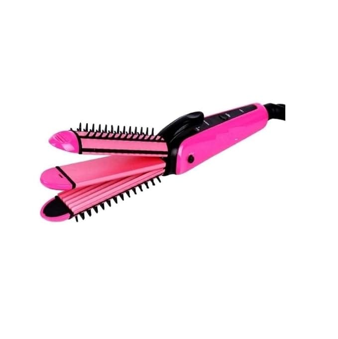 Electric Hair Curler for Women – Rose Gold Glitter Curling Wand for Hair Styling