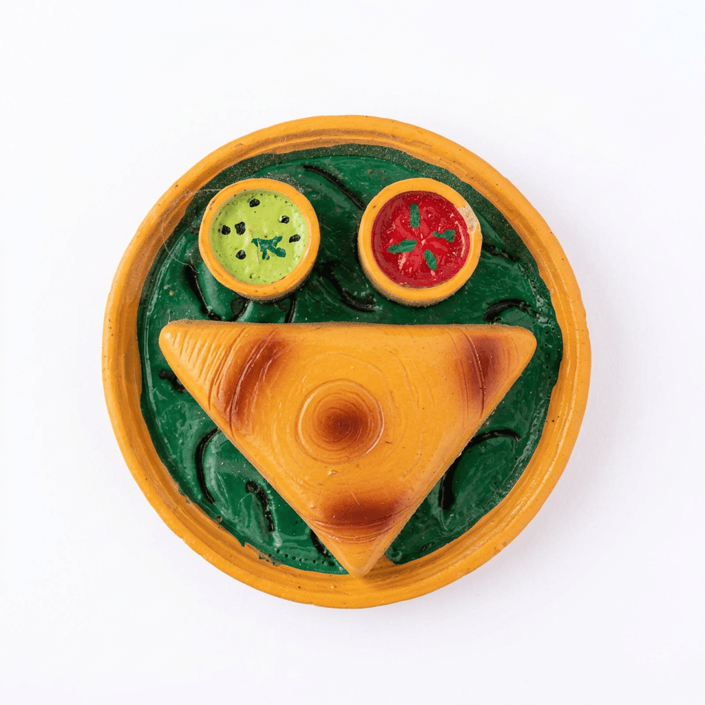 Dosa plate creative fridge magnet
