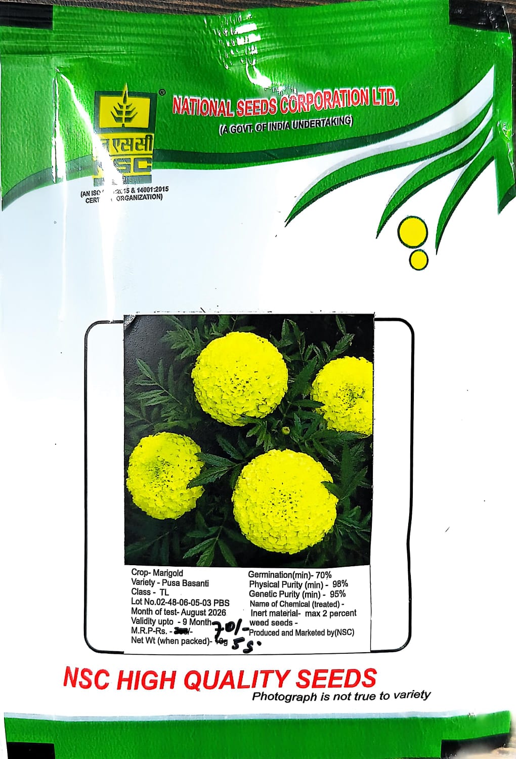 NSC PUSA BASANTI 5 GM PACK