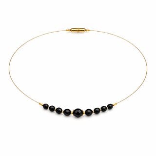 Invisible Chain 1 Layer, Dark Black Colour, 1 Qty