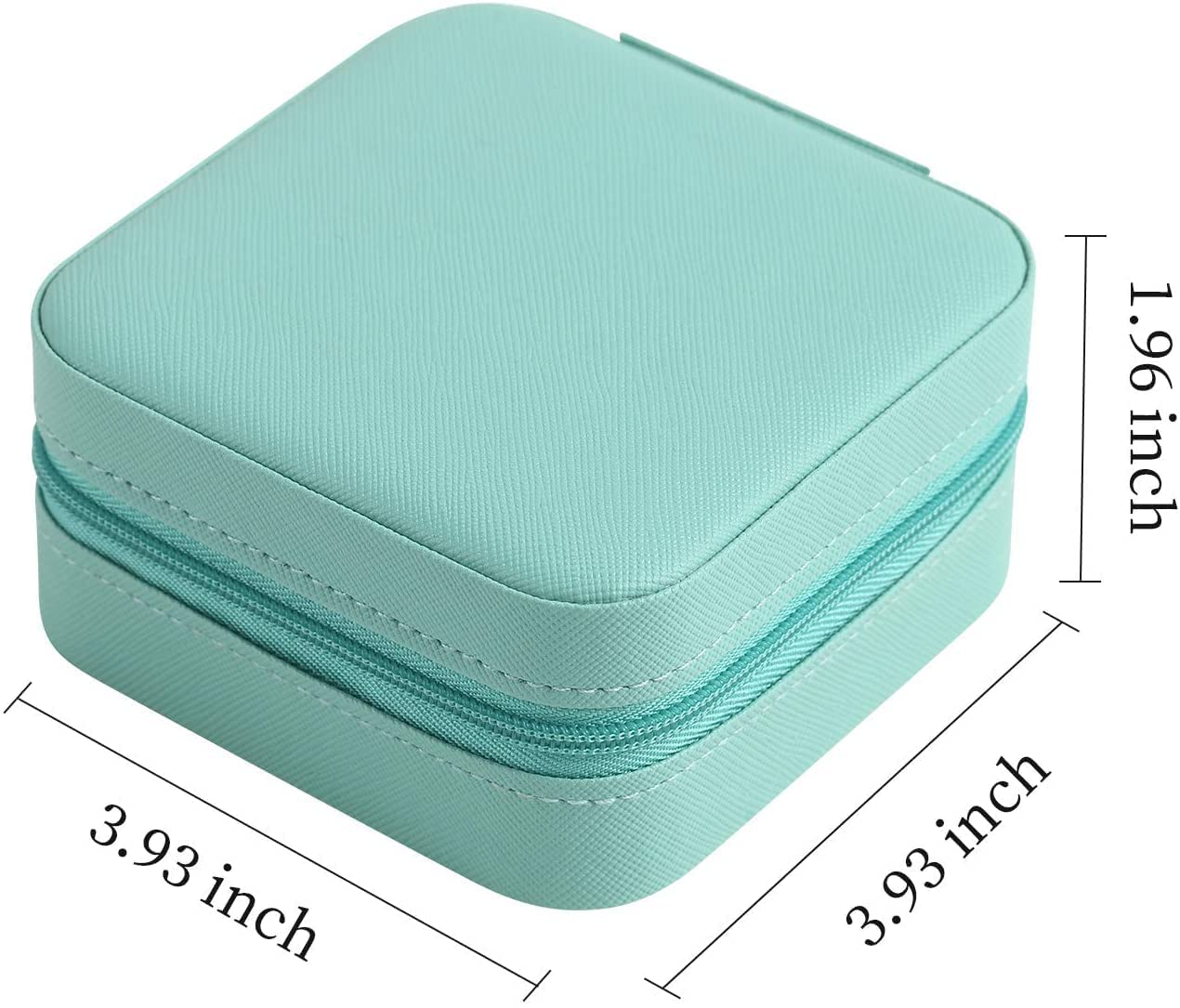Jewelry Travel Case Organizer for Women, Portable Jewelry Storage Box with Multiple Compartments for Rings, Earrings, Necklaces & Accessories