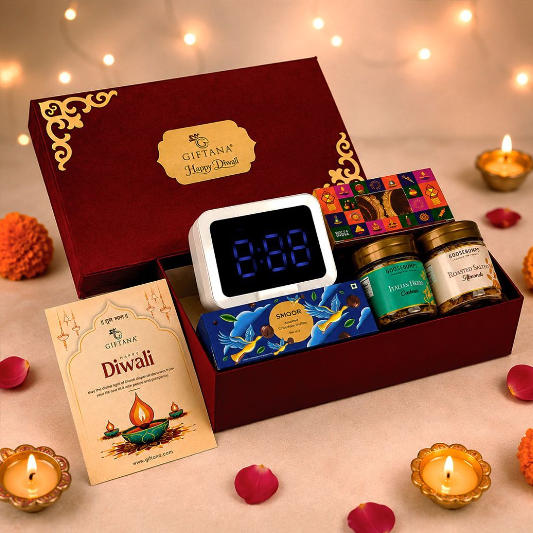 Radiant Celebration - Premium Corporate Diwali Gift Hamper with BT Speaker