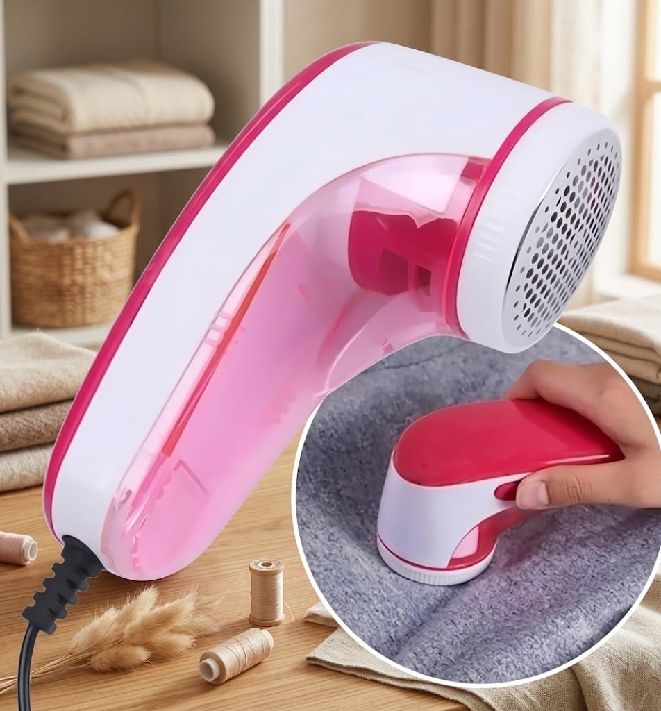 Lint Remover for Clothes & Fabric Shaver for Woolen Clothes – Portable Lint Shaver for Sweaters, Blankets, Sofa & Upholstery