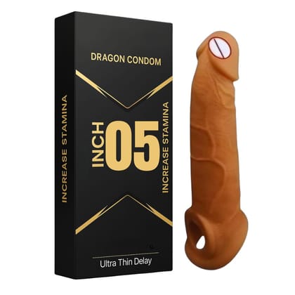 Premium Reusable Condom - 5 Inch - Unleash the Dragon