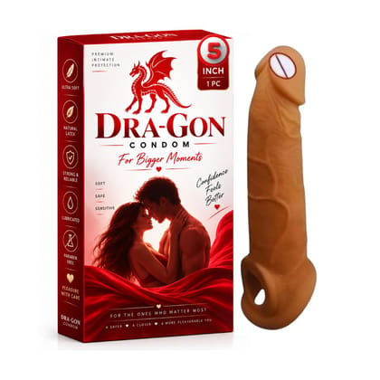 Premium Reusable Condom - 5 Inch - Unleash the Dragon